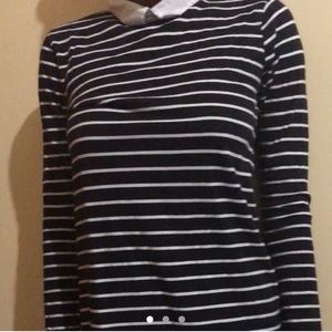 Black and white striped dress 🖤🤍